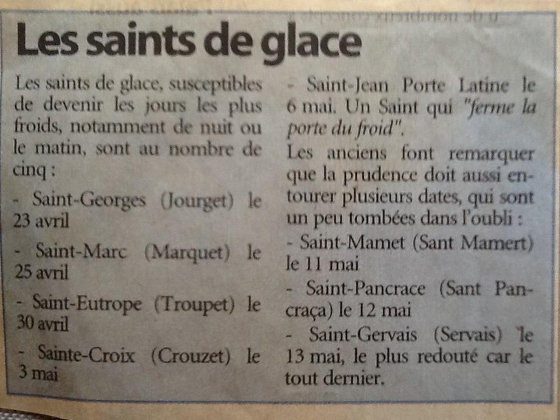 saints de glace