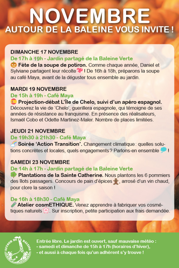 Programme ADLB novembre 2019